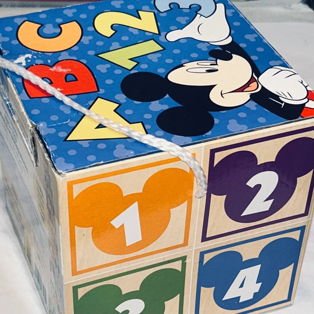 Melissa & Doug Disney Baby Mickey Mouse ABC/123 Nesting & Stacking Blocks Age 2+